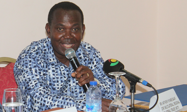 Mr Anthony Nyame-Baafi, Director, Multilateral, Regional and Bilateral from the Ministry of Trade and Industry addressing participants in the workshop. Picture: EDNA ADU-SERWAA Mr Anthony Nyame-Baafi, Director, Multilateral, Regional and Bilateral from the Ministry of Trade and Industry addressing participants in the workshop. Picture: EDNA ADU-SERWAA